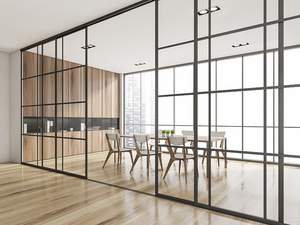 Glaserei Salzinger Loft Schiebetüre aus Glas