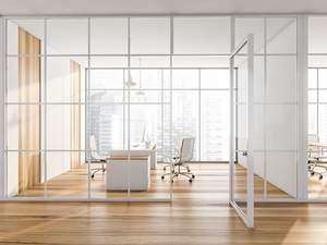 Glaserei Salzinger Lofttüre weiß