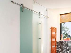 Glaserei Salzinger München Beispiel MANET Schiebetür aus Glas