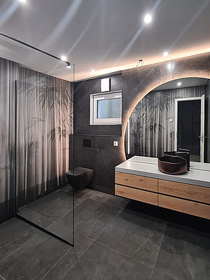 Bodenebene Walk-In Dusche