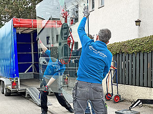 Glaserei Salzinger München Dachverglasung am Kran
