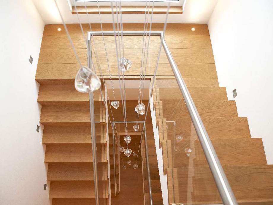 Glaserei Salzinger München Beispiel Glasgeländer und Treppenhausverglasung